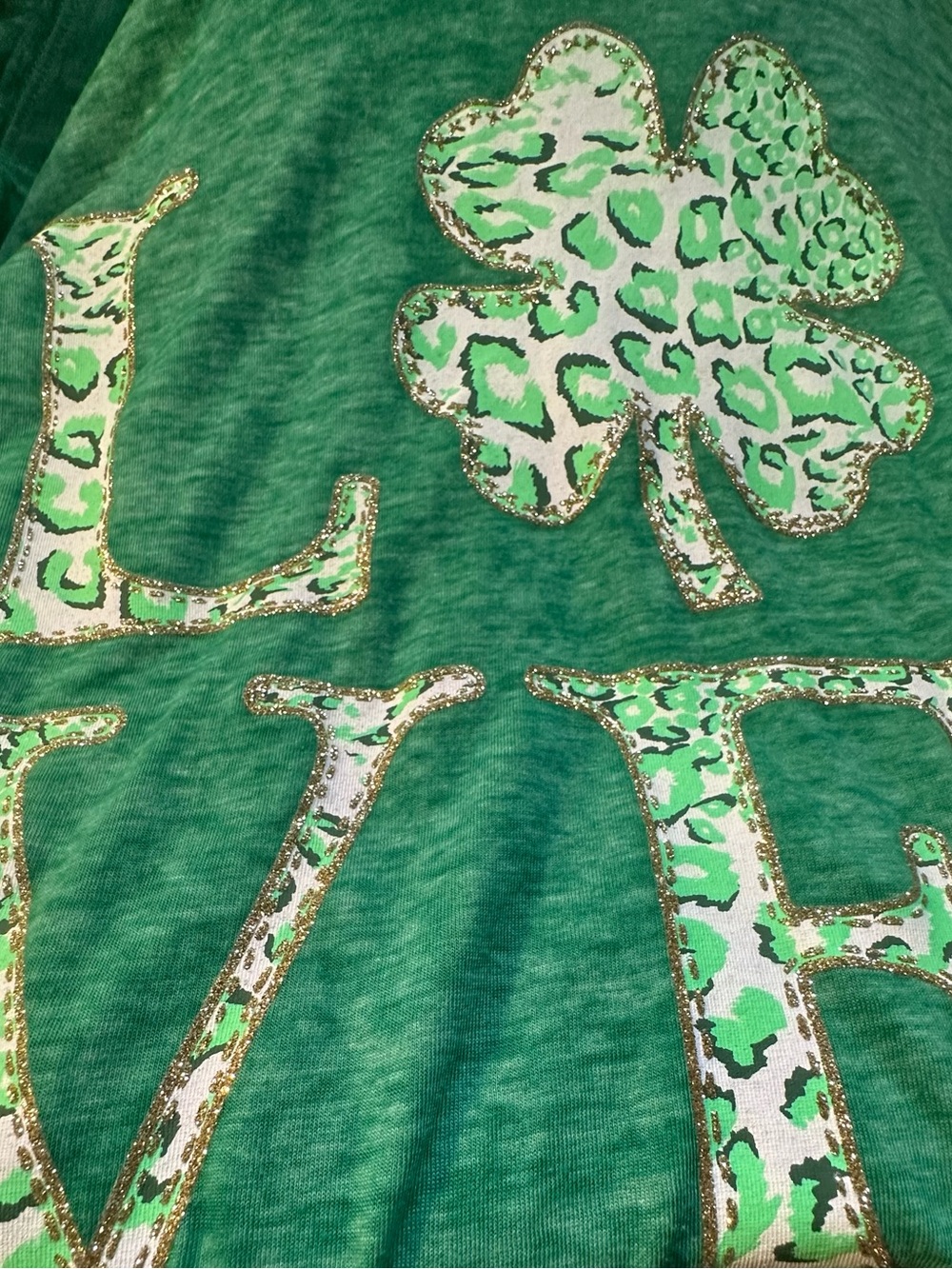 ALL ACCESS Green V-Neck RockerGirl Tee - Picture 4 of 6